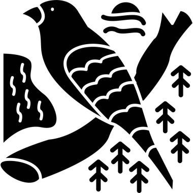 çam ağacı gravür çizimi