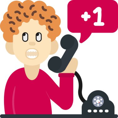 Çağrı merkezi tasarımı, vektör illüstrasyonu 10 grafik