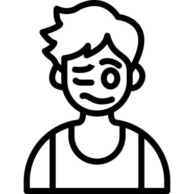 Erkek ikonu, taslak biçimi