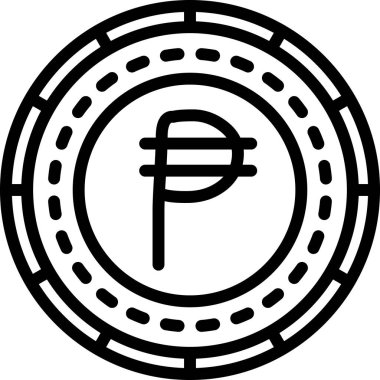 para birimi simgesi, modern tasarım illüstrasyonu