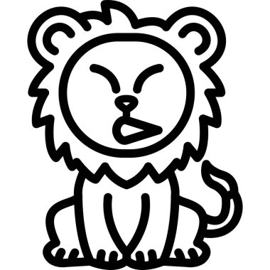 Aslan simgesi, özet biçimi