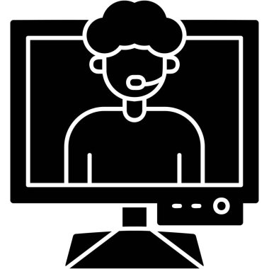 seo modern simgesinin vektör illüstrasyonu