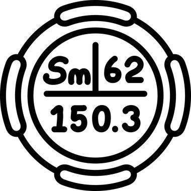 5 metre simge, basit biçim