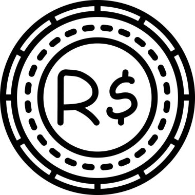 Madeni para ikonu, vektör illüstrasyonu. finans ve para kavramı