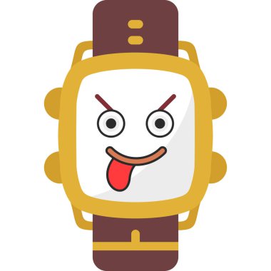 Alarm saati, resimleme, vektör, beyaz arkaplan üzerinde.