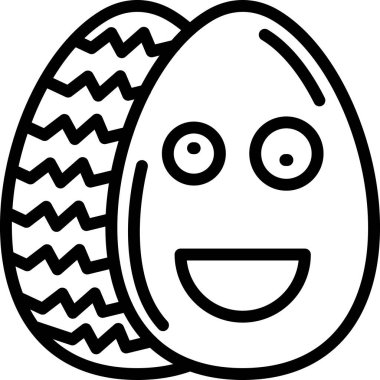 Paskalya yumurtası simgesi, taslak biçimi