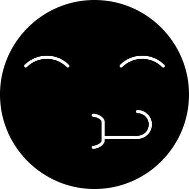 Yüz simgesi vektör illüstrasyonu