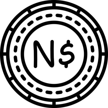 Para birimi simgesi, basit tasarım