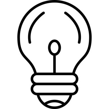 Fikir simgesi vektör illüstrasyonu