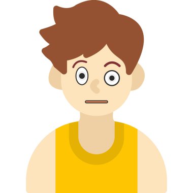 adam karakteri çizgi film vektör illüstrasyon grafik tasarımı