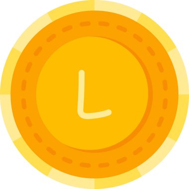 Para web simgesi, basit vektör illüstrasyonu