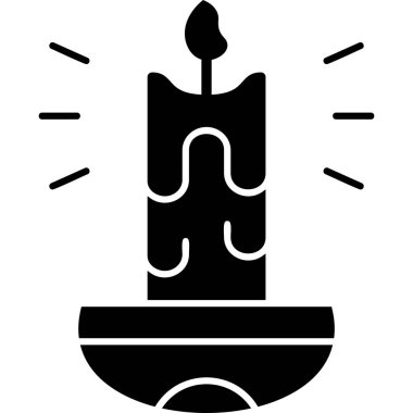 Mum simgesi, vektör illüstrasyonu