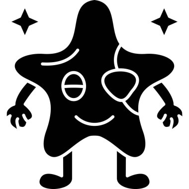 Yıldızlar. Web simgesi basit illüstrasyon