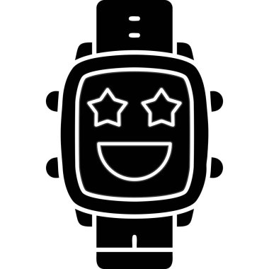 Şirin bir çizgi film karakterinin vektör çizimi