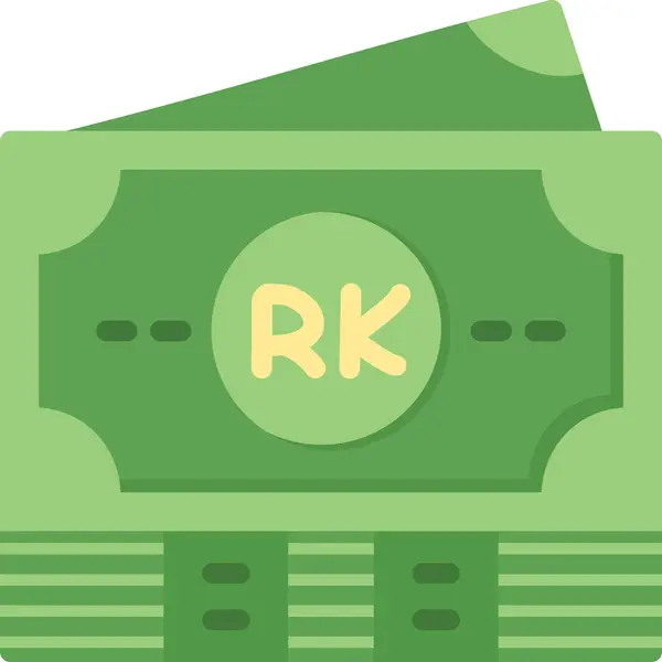 para düz simgesi, nakit & para, nakit para, dolar banknotları