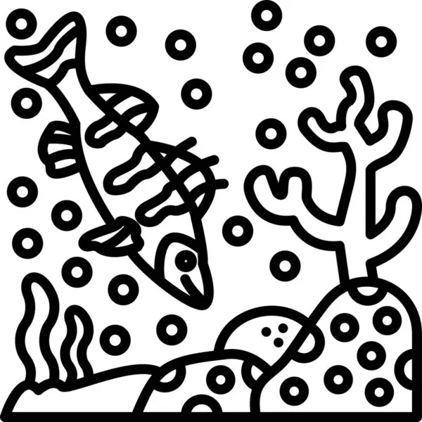 Noel ve Yeni Yıl simgesi, basit satır vektör illüstrasyonu