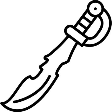 Tek bir simgenin vektör illüstrasyonu