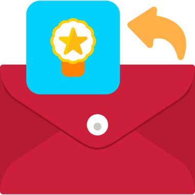 Zarfın düz simgesi