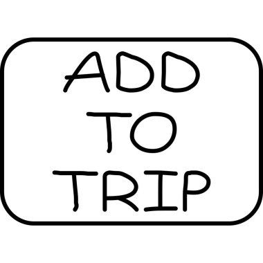 Seyahate çık. Basit illüstrasyon tasarımı