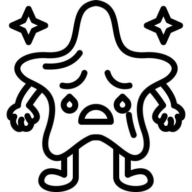 Çizgi film Noel ağacının vektör çizimi