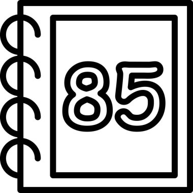 Modern simgenin vektör illüstrasyonu