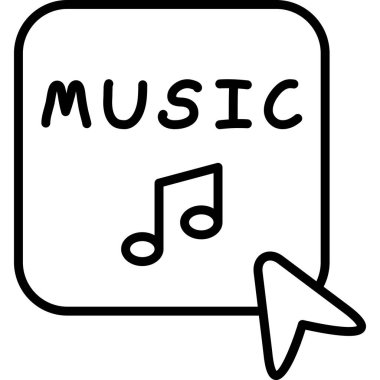 müzik ve ses konsepti vektör çizimi