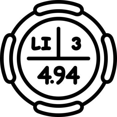 Saat simgesinin vektör illüstrasyonu