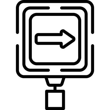 Ok. Web simgesi basit tasarım