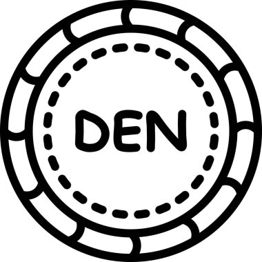 Bozuk para. Web simgesi basit illüstrasyon