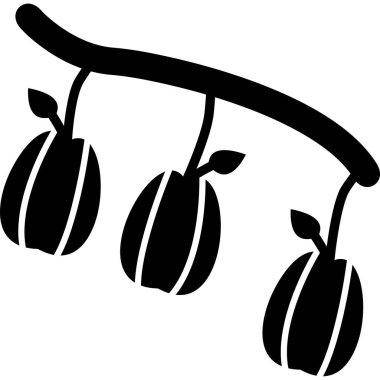 Çizgi film balkabağının vektör çizimi