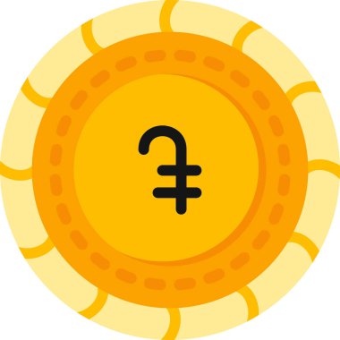 Bozuk para. Web simgesi basit illüstrasyon