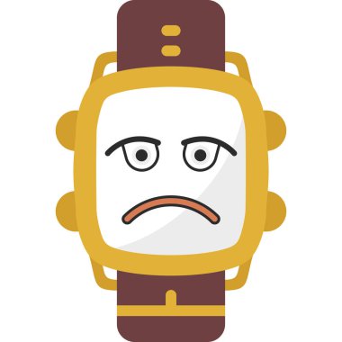 izole edilmiş kızgın çizgi film tasarımı