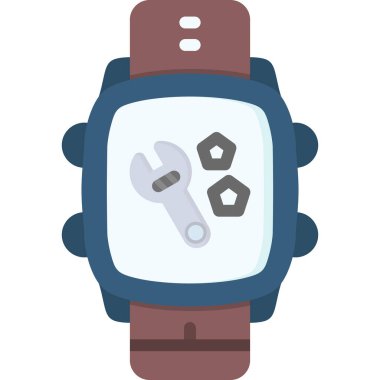 akıllı twatch simgesi, düz dizayn