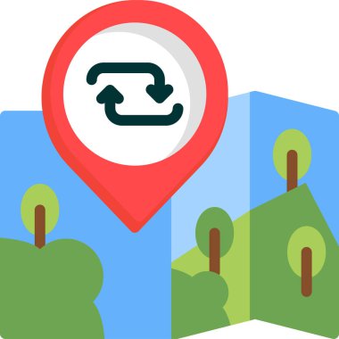 konum pin haritası simgesi