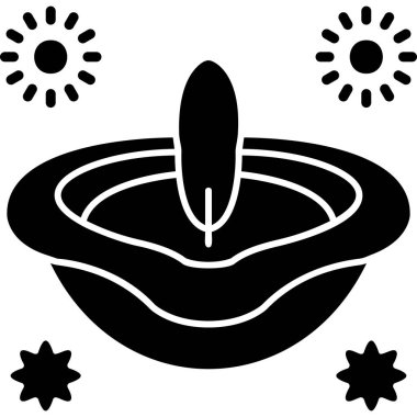 Güzel bir çiçeğin vektör çizimi