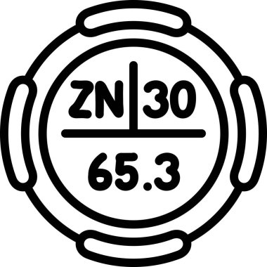 Bir ölçüm simgesinin vektör illüstrasyonu