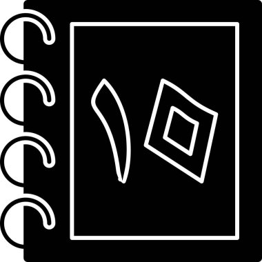 Modern bir tablet simgesinin vektörü