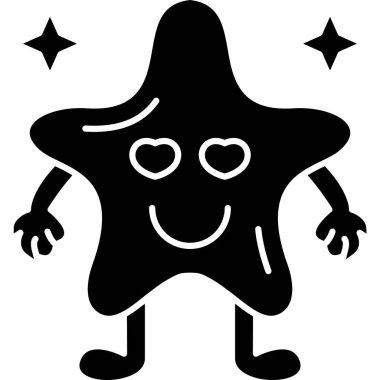 Yıldızlar. Web simgesi basit illüstrasyon