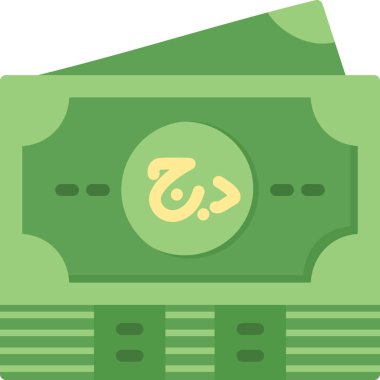 Dolar para simgesi vektör illüstrasyonu