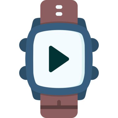 smartwatch simge vektör çizimi