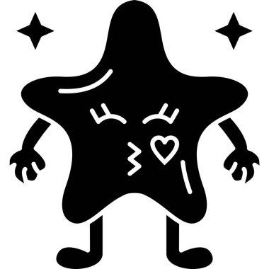 Yıldız. Web simgesi basit illüstrasyon