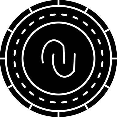 Para birimi finans simgesi katı biçiminde