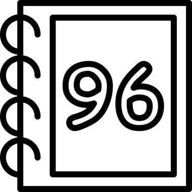 Bina simgesi ve vektör illüstrasyonu beyaz arkaplanda izole edildi