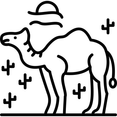 Devenin deve simgesi taslak biçiminde