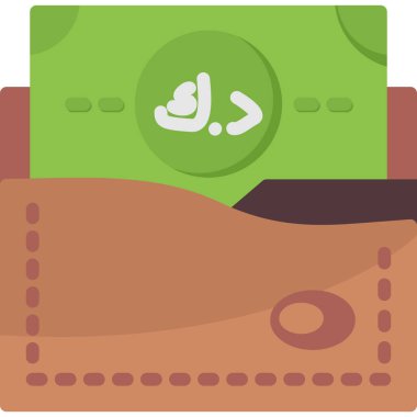 cüzdan ikonu vektör illüstrasyonu