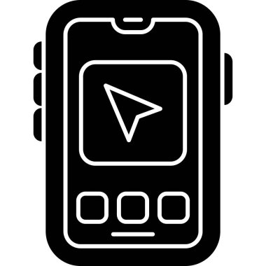 Akıllı saat simgesi, basit stil