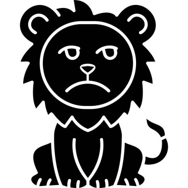 kızgın aslan simgesi simgesi