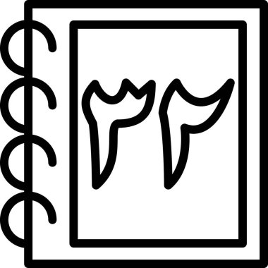 Modern bir simgenin vektör illüstrasyonu