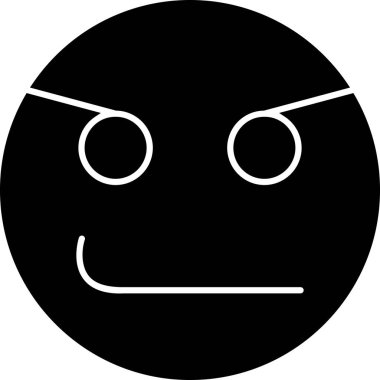 emoji. Web simgesi basit illüstrasyon