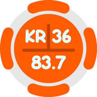 Bir saatin vektör illüstrasyonu